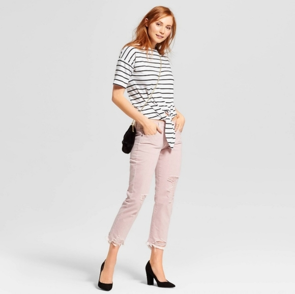 Mossimo Supply Co. Denim - Distressed Boyfriend Jeans